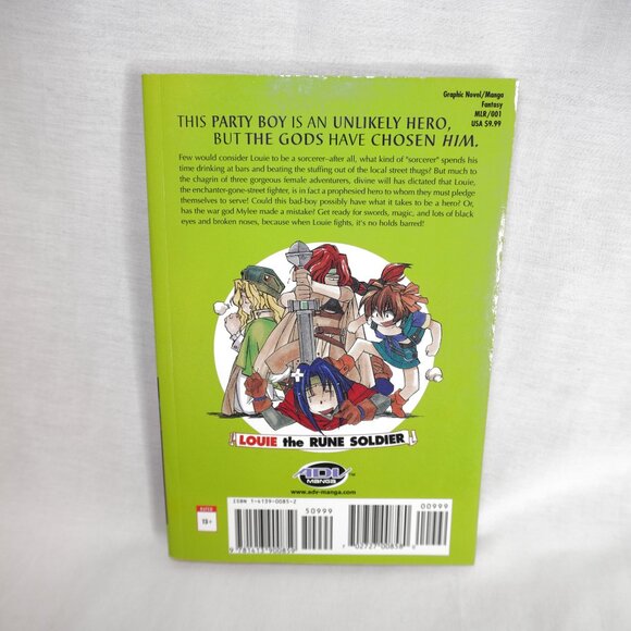 3/$20 - Louie Rune Soldier - Vol 1 Manga Fantasy Adventure - English Tokyopop - Picture 2 of 2
